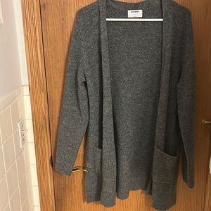 Gray open cardigan Old Navy women’s sz L